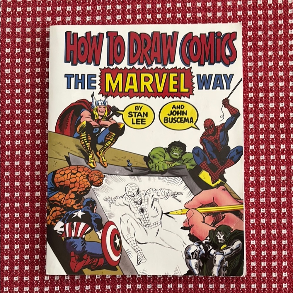 How to Draw Comics the Marvel Way By Stan Lee Used Paperback Book